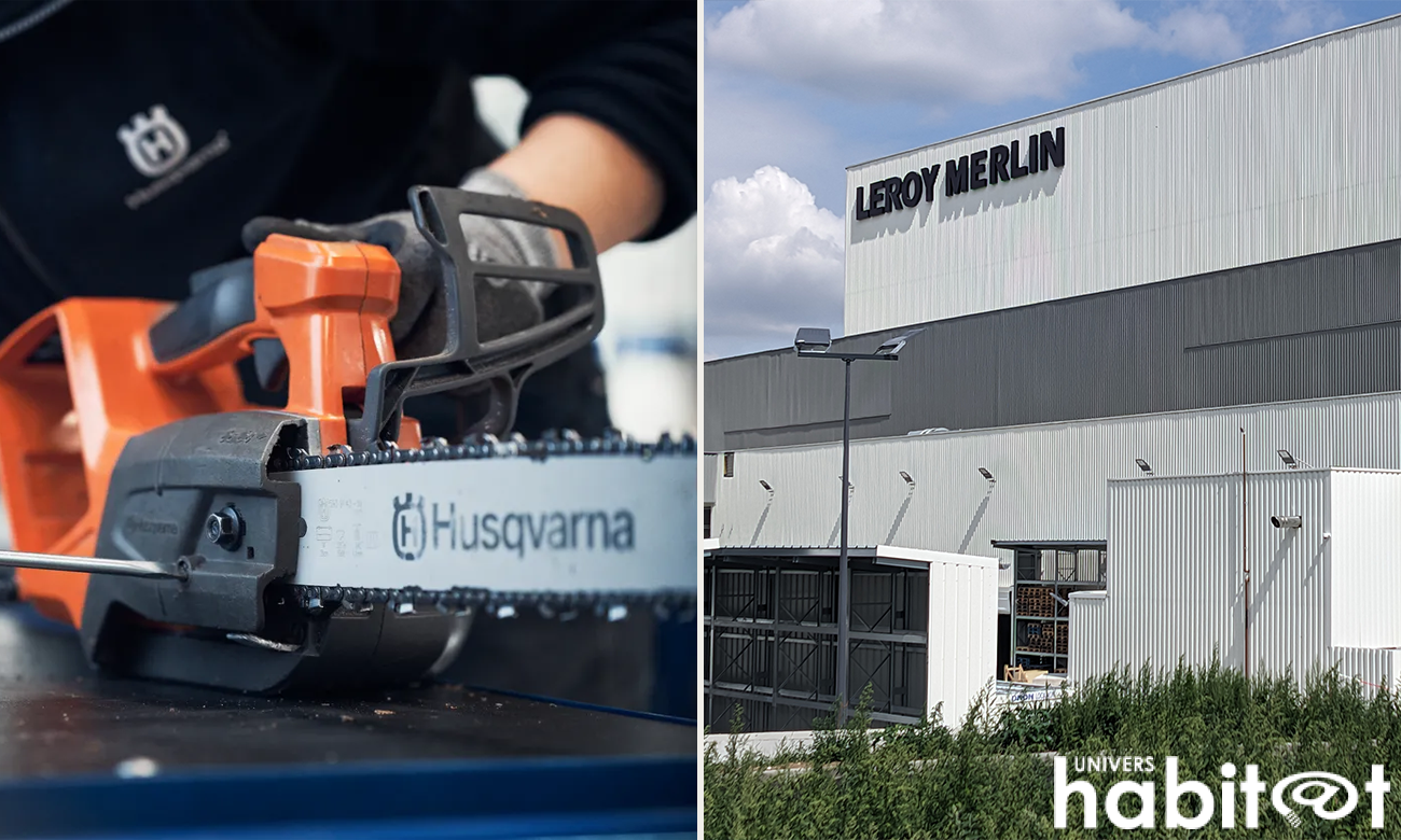 Husqvarna s’ouvre au retail et s’installe chez Leroy Merlin