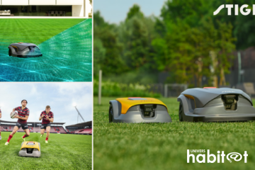 Stiga lance une gamme de robots tondeuses autonomes