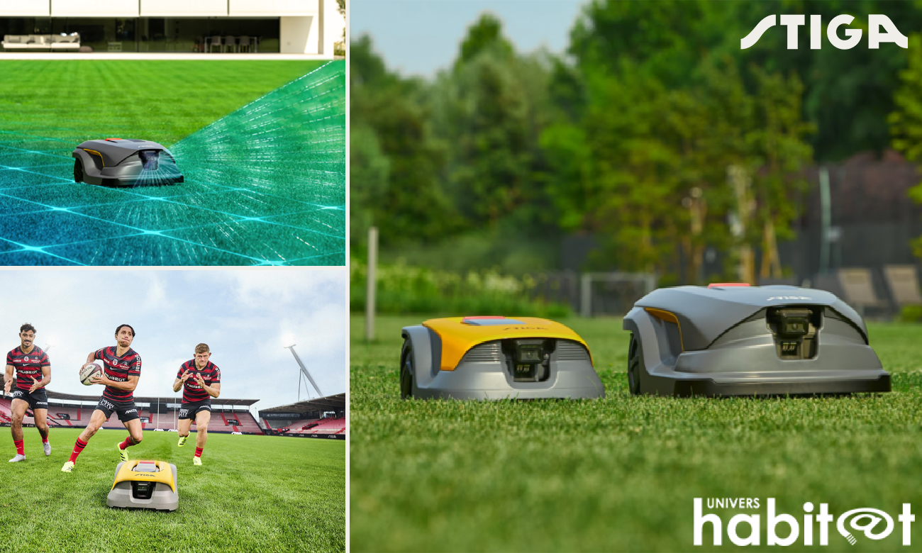 Stiga lance une gamme de robots tondeuses autonomes