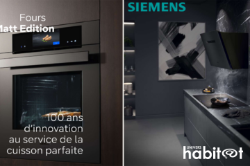 Siemens lance une gamme d’appareils de cuisine noir mat