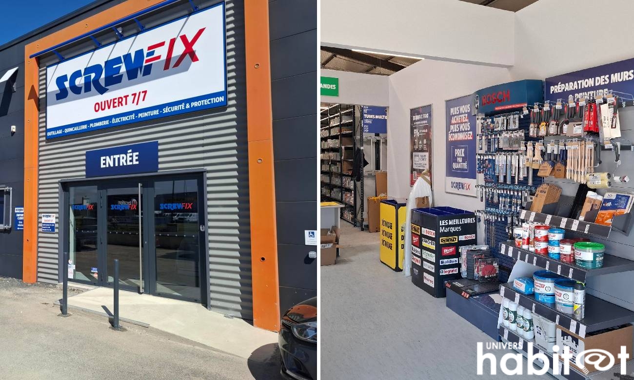 Screwfix s&rsquo;implante dans l&rsquo;agglomération nantaise