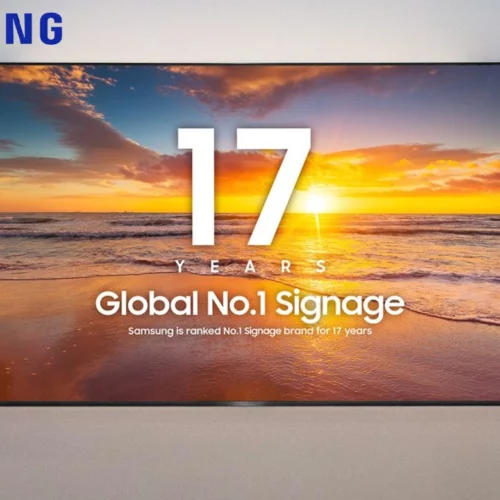 Samsung conserve sa place de leader des écrans professionnels