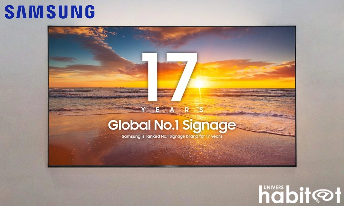 Samsung conserve sa place de leader des écrans professionnels