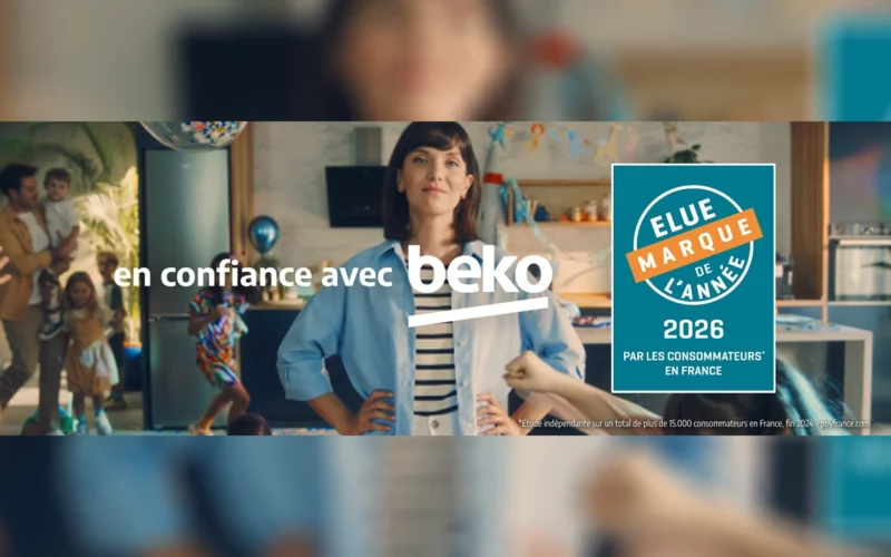 Élue Marque de l’Année 2026, Beko lance une campagne publicitaire