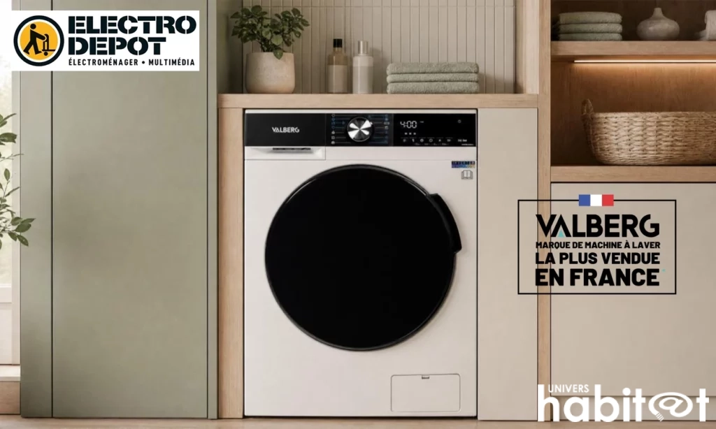Valberg est la marque de lave-linge la plus vendue en France en 2025